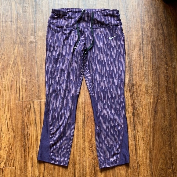 Nike dri fit running Capri leggings size small - Picture 1 of 7